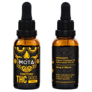 Alternative view of Mota Tincture - THC Sativa 900mg