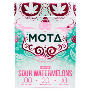 Alternative view of Mota - THC Sour Watermelons 100mg (Sativa)