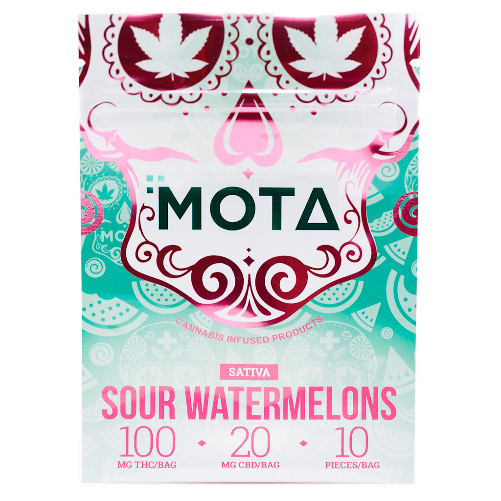 Mota - THC Sour Watermelons 100mg (Sativa) - Image 2