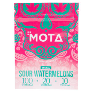 Alternative view of Mota - THC Sour Watermelons 100mg (Indica)
