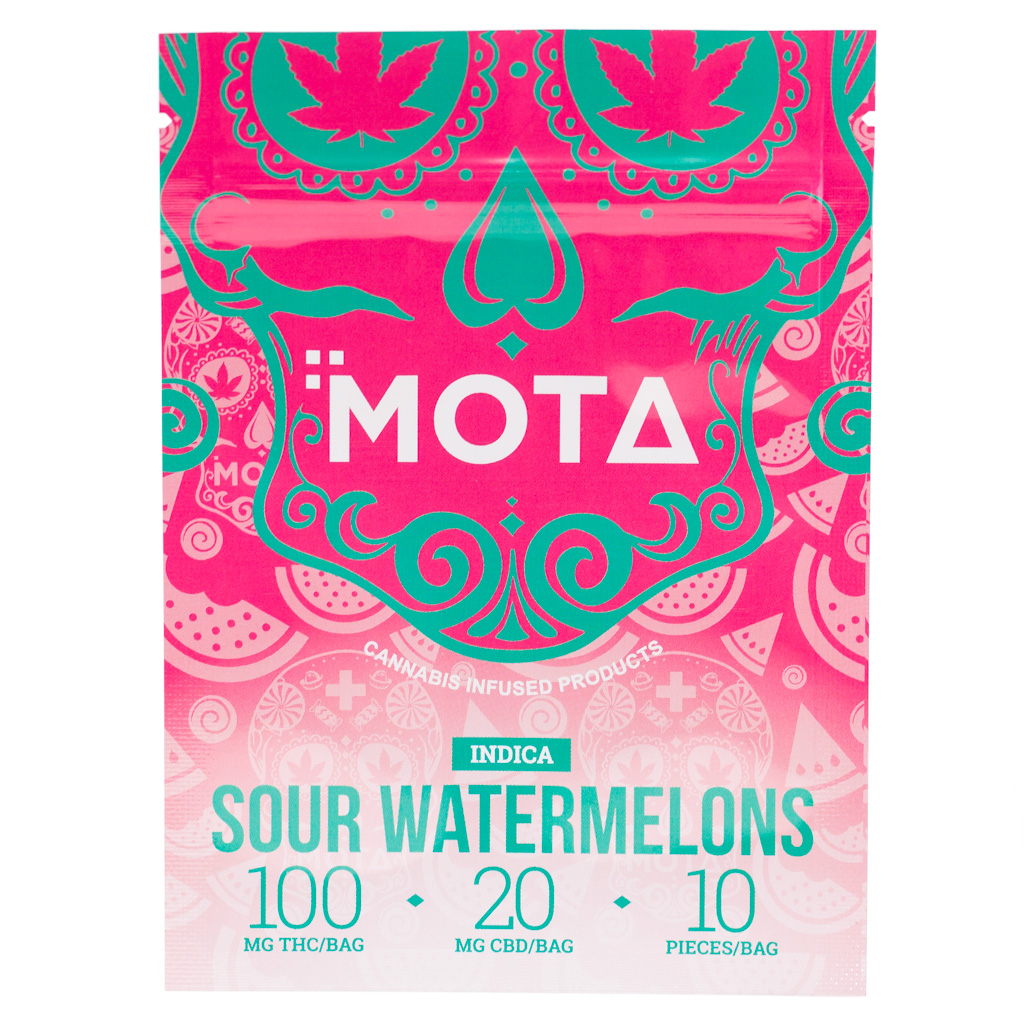 Mota - THC Sour Watermelons 100mg (Indica) - Image 2