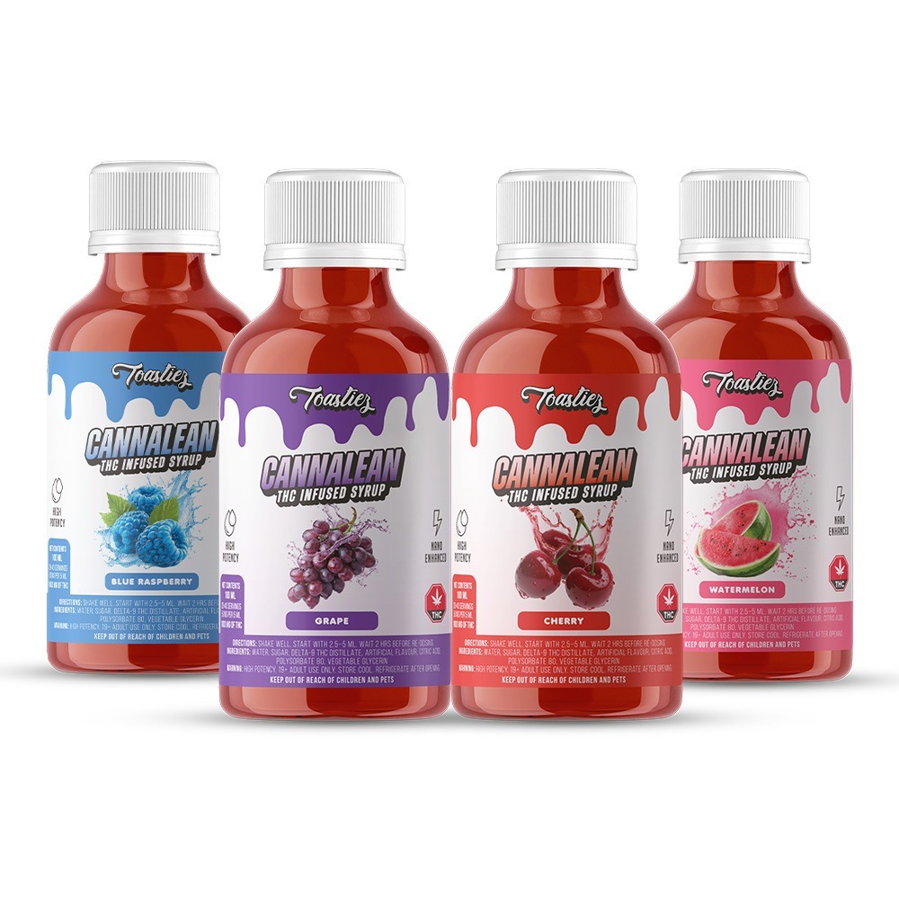 Toastiez Cannalean THC Syrup - Tropical Punch - Image 2