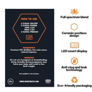 Alternative view of Hex Extracts Live Resin 2g Vape - Strawberry Jack (Sativa)