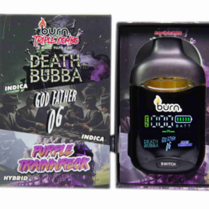 Burn Triple Combo (3g) - Death Bubba + Godfather OG + Purple Trainwreck