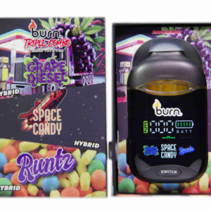 Burn Triple Combo (3g) - Grape Diesel + Space Candy + Runtz