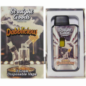 Straight Goods Vape (3g) - Dabbalicious (Indica)